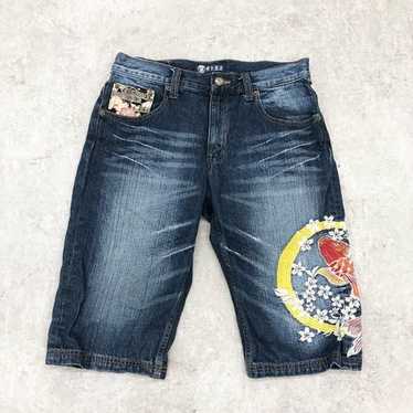 Denim jeans half pants - Gem