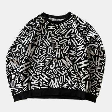 パーカー・フーディ Moschino Sweatshirt With All Over Logo Moschino Hoodie Size 10 USA | eBay