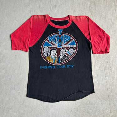 【vintageバンドT】THE WHO FAREWELL TOUR '82 Vintage The Who Concert T Shirt 1982 The First Farewell Tour