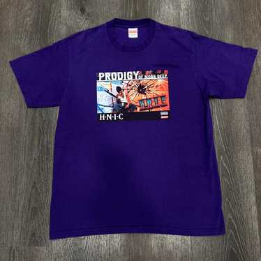 Supreme t-shirt/l/cotton/grey/print/prodigy hnic - Gem