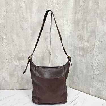 【関税込み】Big Hobo Bag - Rouje - Leather - Brown Big Bag - Rouje