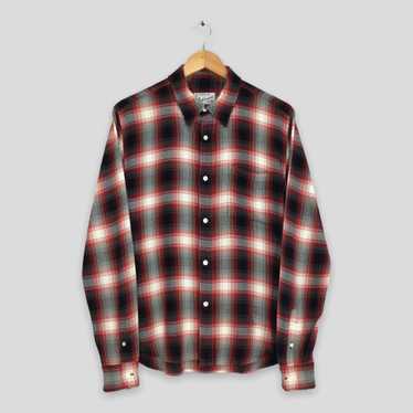 トップス WACKO MARIA BLOCK CHECK FLANNEL SHIRT WACKO MARIA Block Check Flannel Shirt 