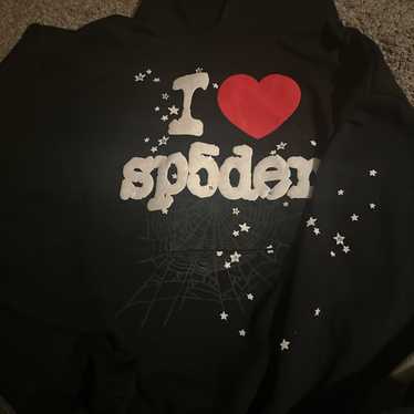 Spider Worldwide I Heart SP5 Souvenir Hoodie Black | Parallel