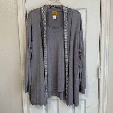 Ruby Rd 1X  Elegant Silver Metallic Shell With Bu… - image 1