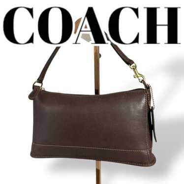 Vintage Coach 9311 Accessory Pouch Zipper Hardware Leather