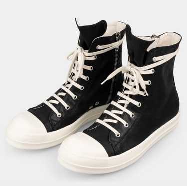 靴 Rick Owens DRKSHDW RAMONES 42 RICKOWENSconverseblackcanvasws