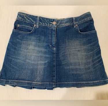 【関税&送料込】Burberry Sand Denim Mini Skirt Burberry Denim Mini Skirt 100% Cotton SS25 – LOZURI®
