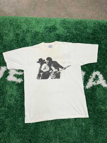 【XLサイズ】Bruce Springsteen White Tee Springsteen & E Street Band 2025 Tour White Tee - Bruce