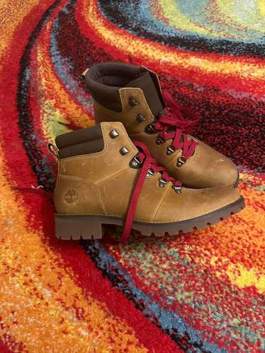 Timberland Boots Red & Blue Size 4.5M | eBay