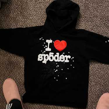 Sp5der I Heat SP5 Souvenir Hoodie購入履歴あり Sp5der I Heart SP5 Souvenir Hoodie Black | eBay