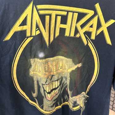 ANTHRAX アンスラックス WORLD TOUR 2016 Tシャツ 古着 中古・古着通販】バンドTシャツ (バンドTシャツ) 90s ANTHRAX
