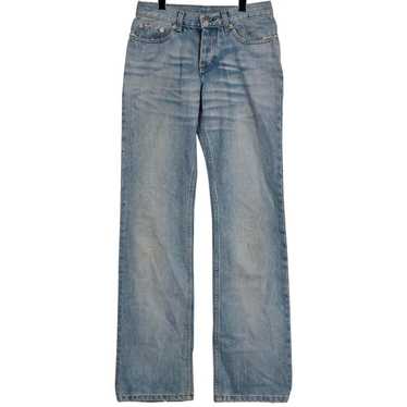 パンツ 90s Helmut Lang Straight denim pants y2k 90s Vintage HELMUT LANG Jeans Sanded Denim Pants Orange