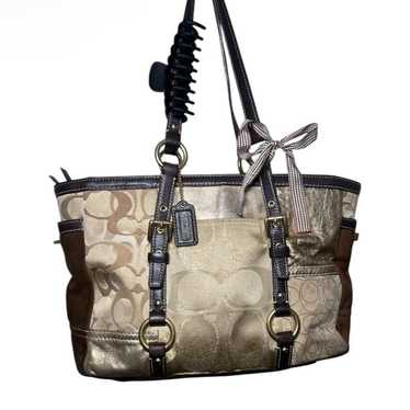 バッグ Vintage Coach Patchwork Signature Y2K Y2k Coach Patchwork Bag - Gem