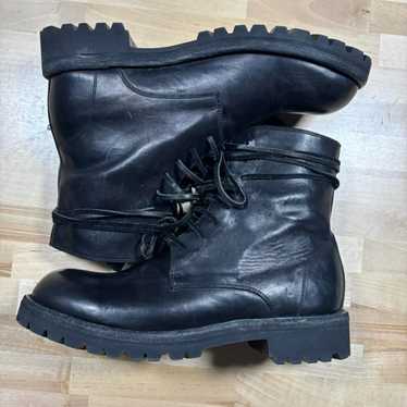 lad musician suede front zip boots guidi（Guidi lace up