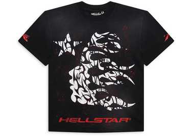 HELLSTAR 半袖 T-Shirt Black Glitter THORN P2P 〇関送無料〇 Hellstar Glitter P2P T-shirt Black Men's - SS24 - US