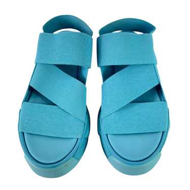 靴 Y-3 RIVALRY SANDAL Adidas Y-3 Rivalry Sandals Yohji Yamamoto Blue Slides Mens