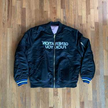Supreme × Undercover Reversible MA-1 SUPREME X UNDERCOVER REVERSIBLE MA-1 JACKET BLACK/PINK Size