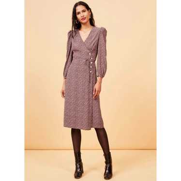 Rouje PARIS GABIN ワンピース 34 パリ発Rouje❤️GABIN dress❤️花柄ワンピース❤️34❤️赤