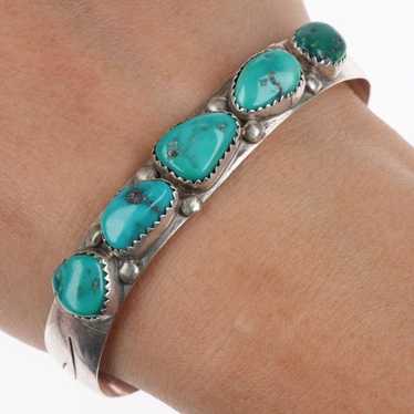 アクセサリー Navajo Don Platero Vintage Bangle Vintage Sterling Navajo Overlay Don Platero Ladies Cuff