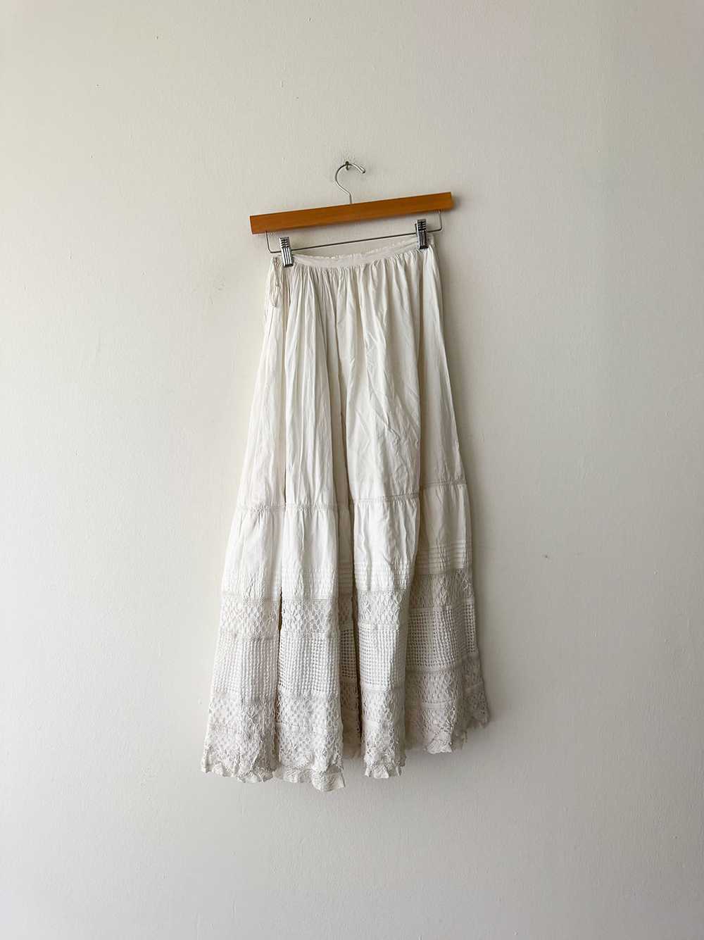 Edwardian Cotton Skirt | 1910s - image 4