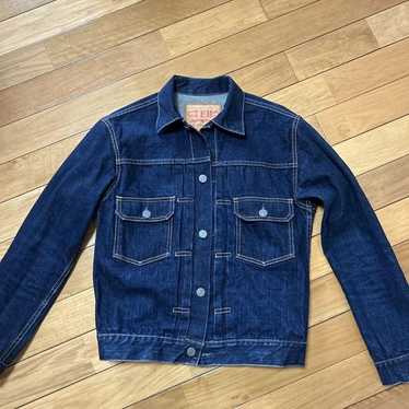 美品☆FLAT HEAD 12oz DENIM COAT デニムショップコートL KAPITAL - 8ozデニム ショップコート - BLUE NEON