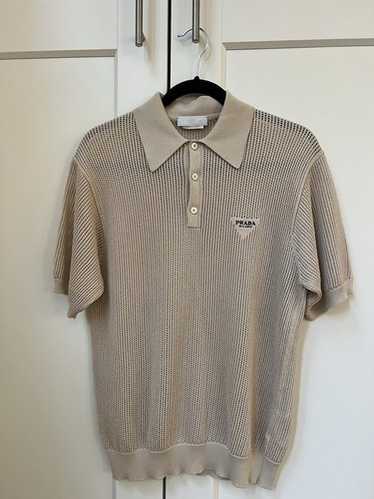 PRADA ''90s-'00s knit polo 半袖ニットポロ