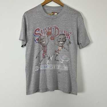 80's 古着 NBA マイケルジョーダン プリントTシャツ Lサイズ