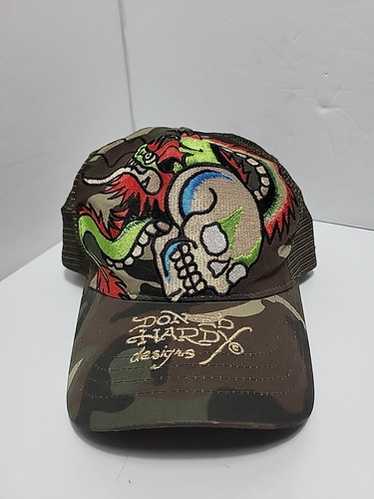 Ed hardy skull hat - Gem