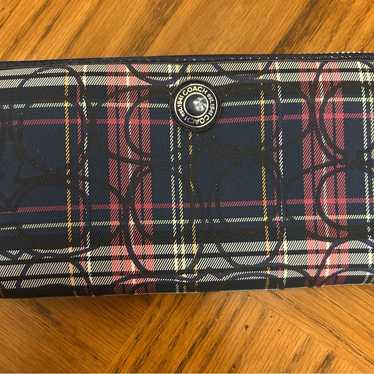 Checkered coach wallet - Gem