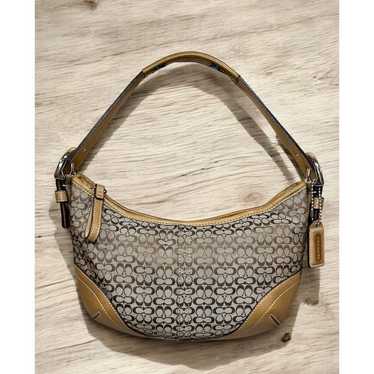 バッグ Coach Soho Mini Signature Turnrock Bag COACH Soho Mini Signature Shoulder Bag 6808 Brown Used