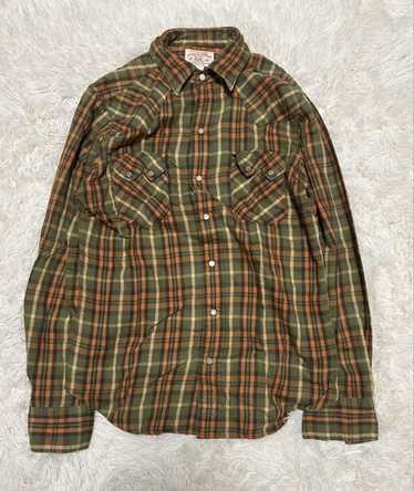 Rrl western check shirt - Gem