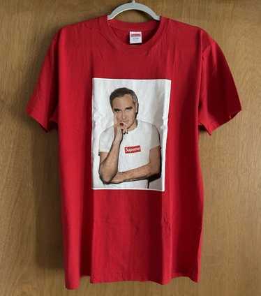 16SS Supreme × Morrissey photo T-shirt Supreme S/S 16 Morrissey Photo Tee Box Logo Black Size Large
