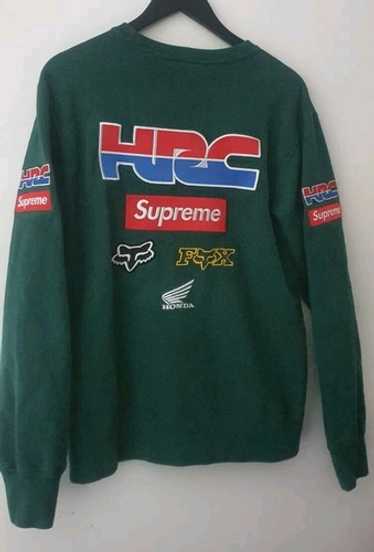 20FW /Supreme Fox Racing Hooded Sweatshirt\t フォックス ロゴ Supreme Fox Racing Hooded Sweatshirt (FW20) - $168