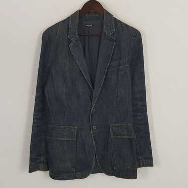 MIU MIU jacket Pants Denim Ensemble Navy Vintage Size M Rare
