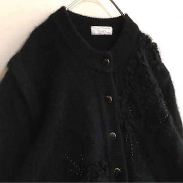 1960s mohair cardigan black 長毛 JM MOHAIR CARDIGAN – The Real McCoy's