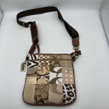 Coach signature patchwork crossbody - Gem