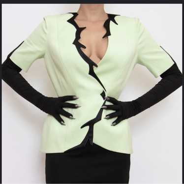 ティエリーミュグレー　9AR 希少 THIERRY MUGLER ティエリーミュグレー 黒 ジャケット 9AR