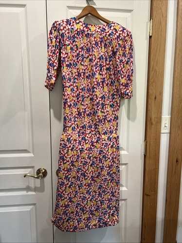 Vintage 80s Emanuel Ungaro Parallele Paris colorf… - image 1