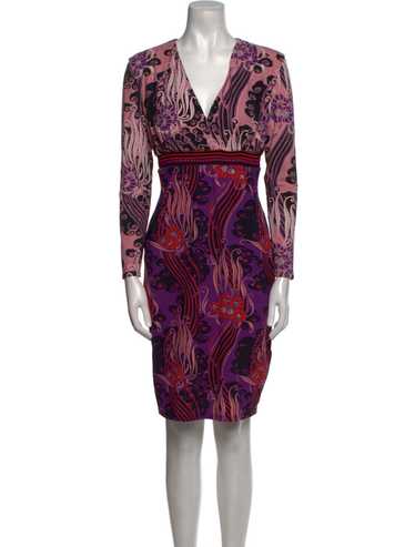 ROBERTO CAVALLI★素敵！PAISLEY LLIC LONG SLEEVE DRESS ROBERTO CAVALLI DRESS PAISLEY METALLIC PRINT LONG SLEEVE