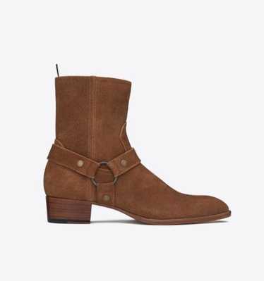 saint laurent wyatt ヒールブーツ　41 Saint Laurent 'Wyatt' Ankle Boots - Men's 41 – Fashionably Yours