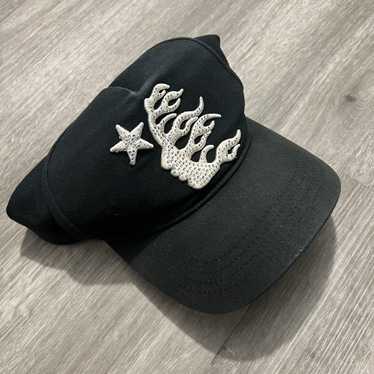 Black Hellstar キャップ stone Hellstar black rhinestone hat. worn 2-3 times. | Depop