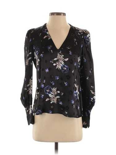 Rebecca Taylor Women Black 3/4 Sleeve Blouse 2 - image 1