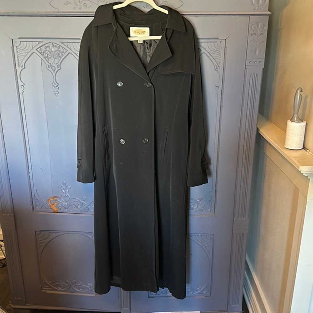 Talbots Blue Trench Coat - image 3