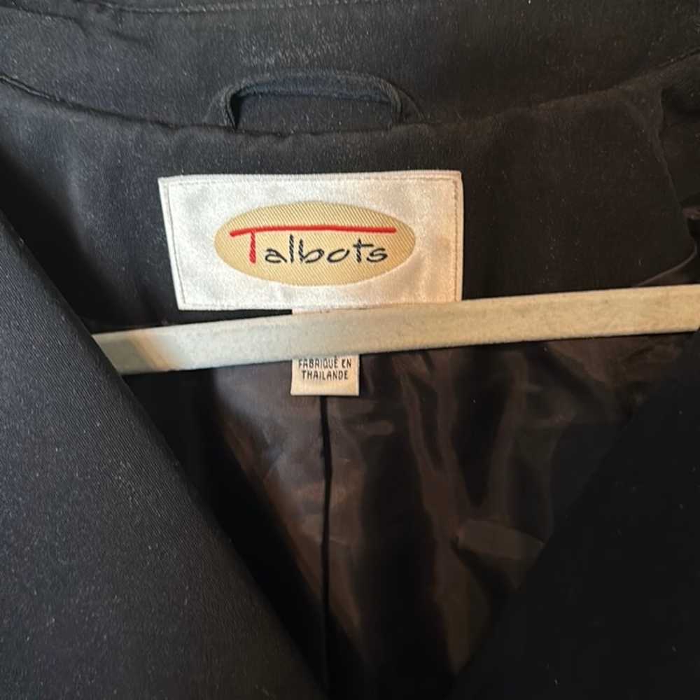 Talbots Blue Trench Coat - image 5
