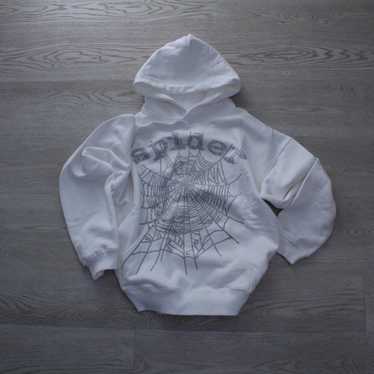 Sp5der hoodie with white - Gem