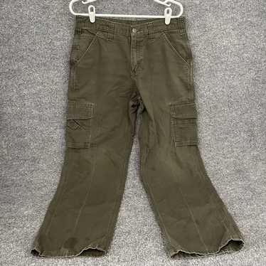 Carhartt Original Dungaree Fit カーキ フェード Carhartt Weathered Duck Dungaree Fit Khaki Work Pants | Sheplers