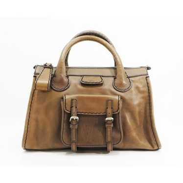 トートバッグ Chloe Edith Medium Zip Tote Bag Beige Chloé Blanc Edith Tote - Ann's Fabulous Closeouts