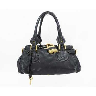 バッグ Chloe Paddington Leather Hand Bag black Chloé // Black Leather Paddington Bag – VSP Consignment