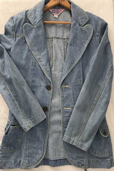 Vintage 1970’s Faded Glory Denim Jacket Blazer Wo… - image 1