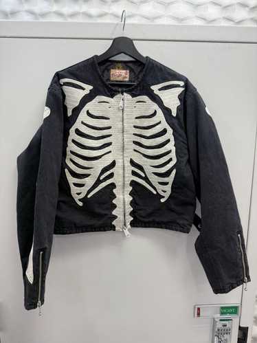 KAPITAL 12oz Denim Bone Crosby Jacket | Hypebeast